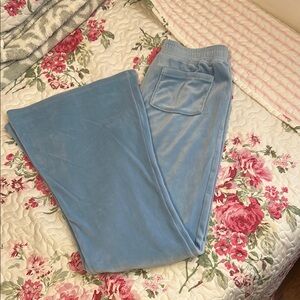 Cozy Blue Ultra High-Rise Flare Pants